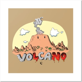 Volcano! Posters and Art